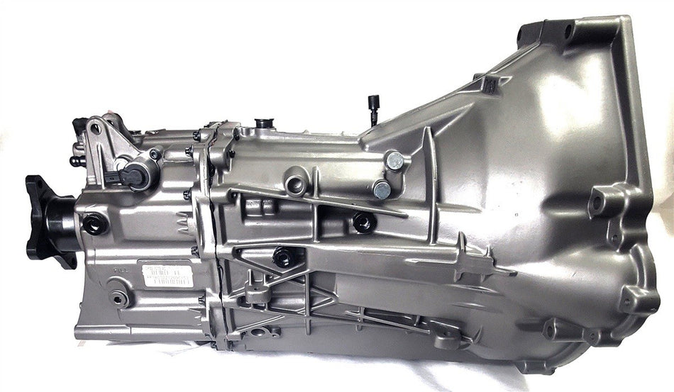 2011-2017 Ford Mustang V6 transmission unit side view with quality checked features.