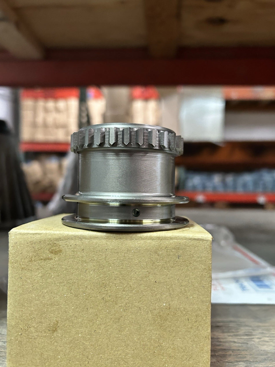 NP273 Slider NP27 electric range selector component viewed from the side on a display stand.