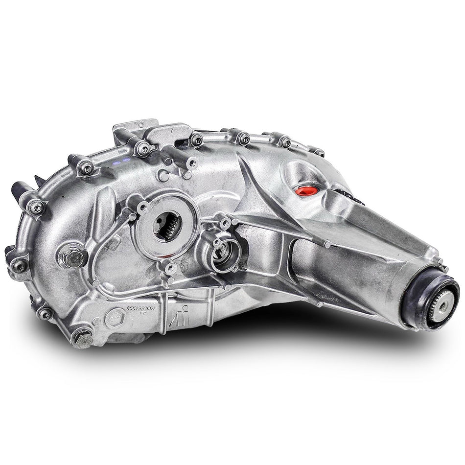 MP3023LD transfer case showcasing high-quality construction and dyno-tested reliability.