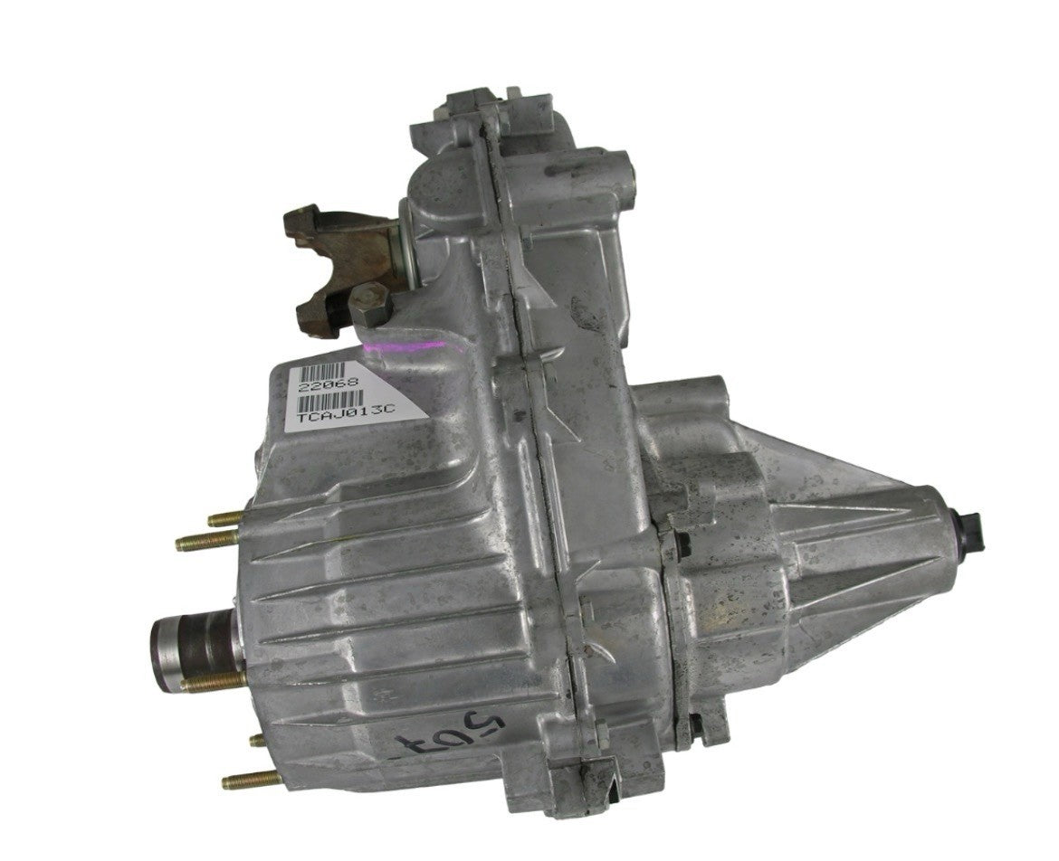 247-J Transfer Case featuring external fittings and a robust metal housing, designed for durability and performance.