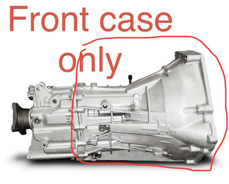 MT82 Transmission Front Case showing detailed view of the front housing component.