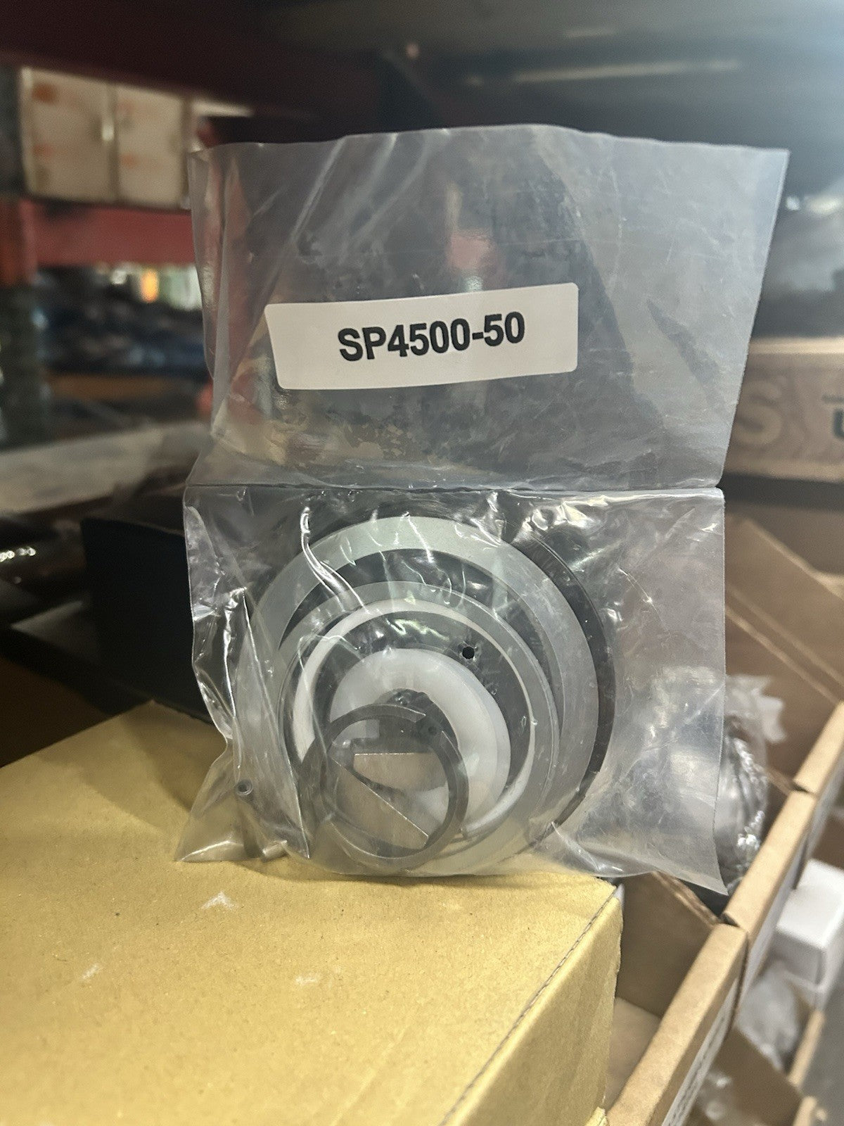 NV4500 small parts kit containing various components, including SP4500-50 seals and gaskets for nv4500 transmissions.