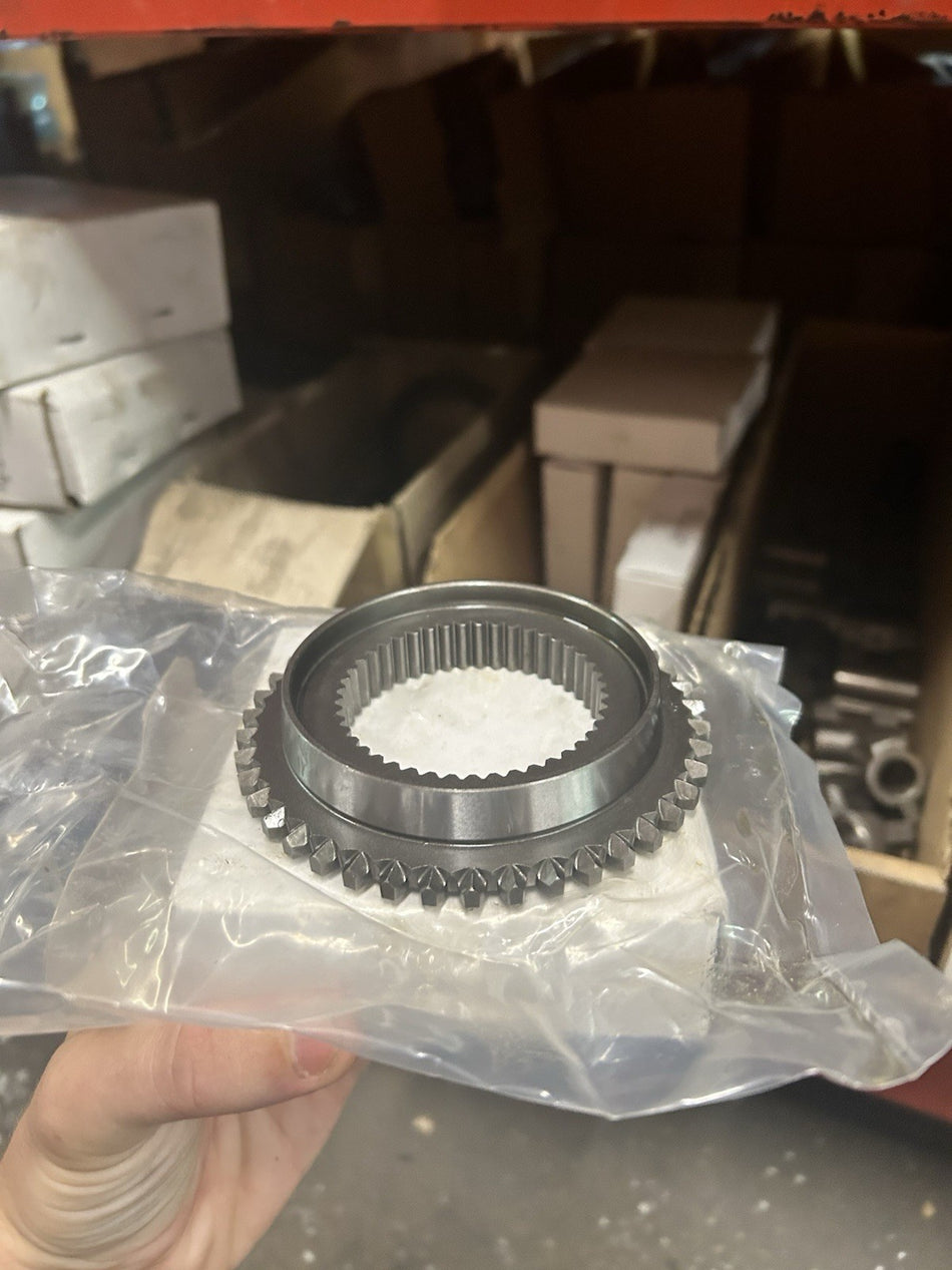 NV4500 Dodge Reverse Gear CL Come in protective packaging, showcasing the detailed gear teeth and cone design.