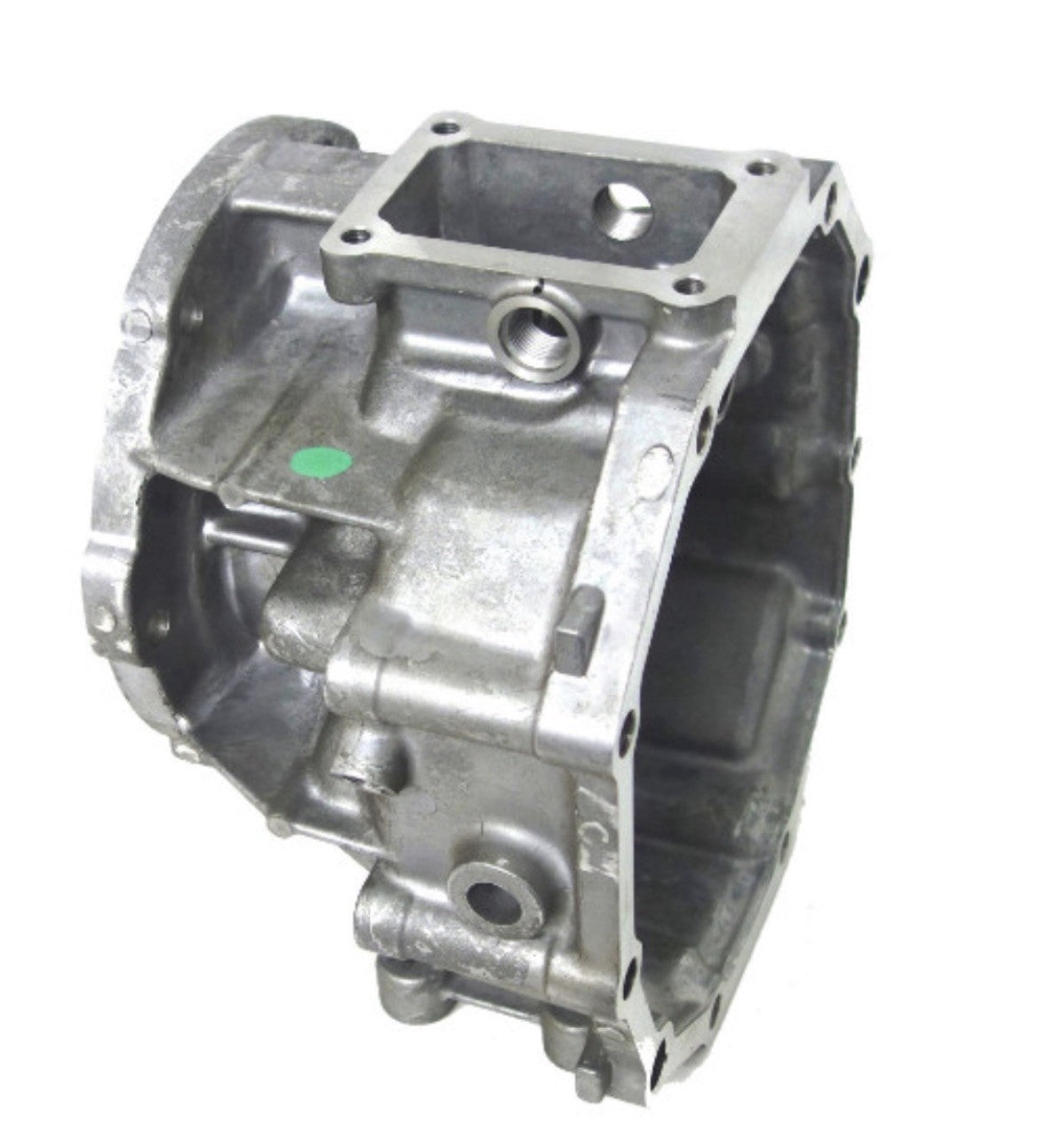 AX15 Tailhousing CHEROKEE showing used tailhousing component with mounting features and FLUID passage.