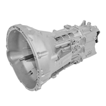 mustang mt82 transmission Eco boost, featuring a shiny silver casing and detailed internal structure.