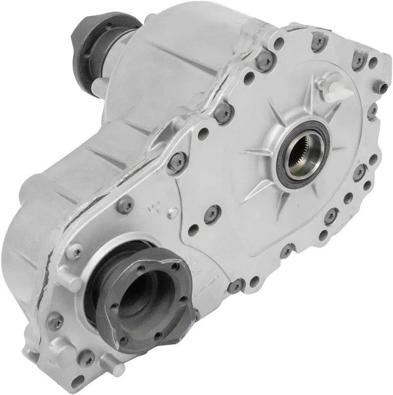 Borgwarner 4479 transfer case with warranty displayed against a plain background.