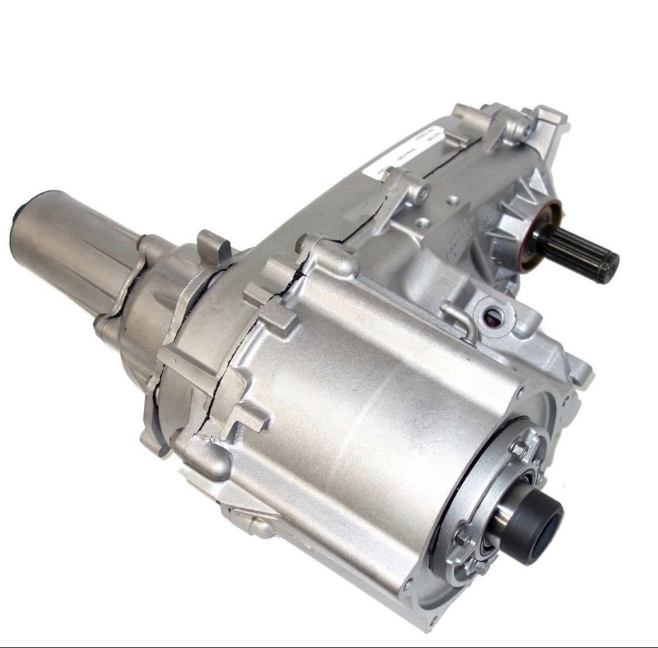 NV233D NP233D transfer case warranty shown in a detailed view highlighting its components and design.