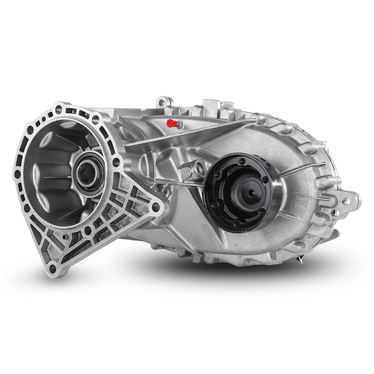 BW4419 Transfer Case side view showing intricate metal design and components.