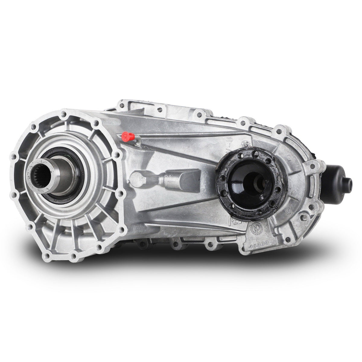 NV245 Transfer Case showing detailed exterior design and features of the component.